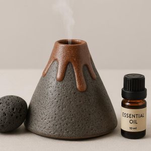 28 Ceramic Volcanic Stone Essential Oil Bottle & Diffuser Set